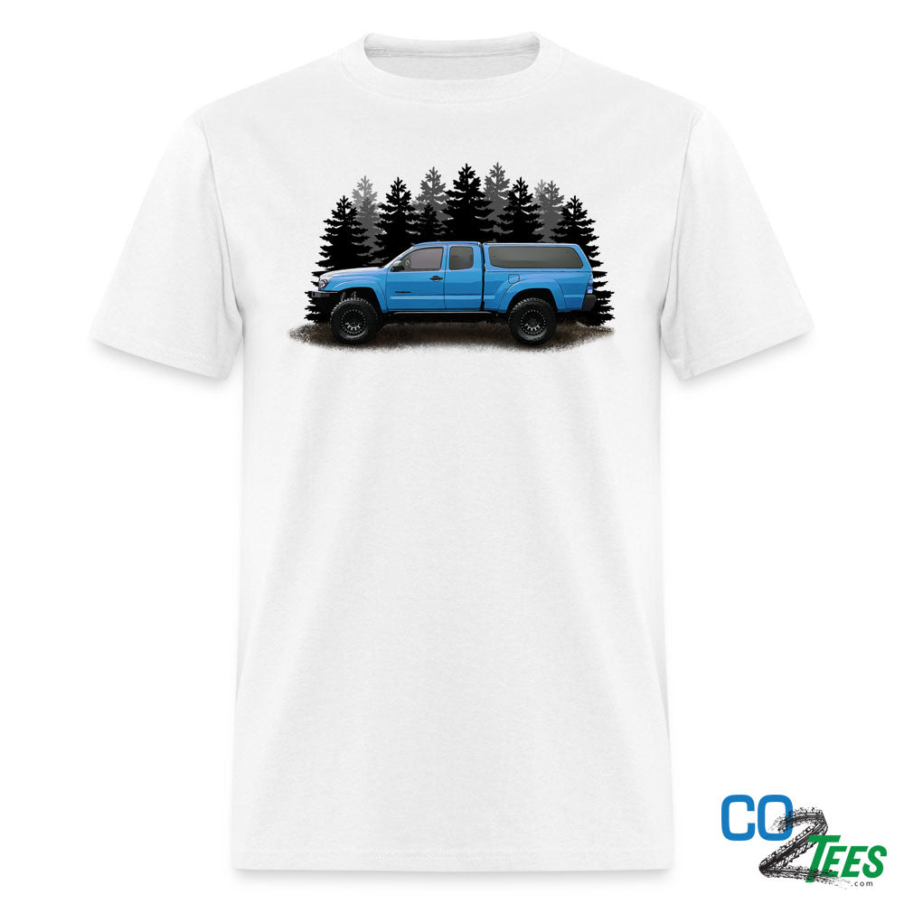 Tacoma Woods Blue Truck 4x4 Off-road TRD