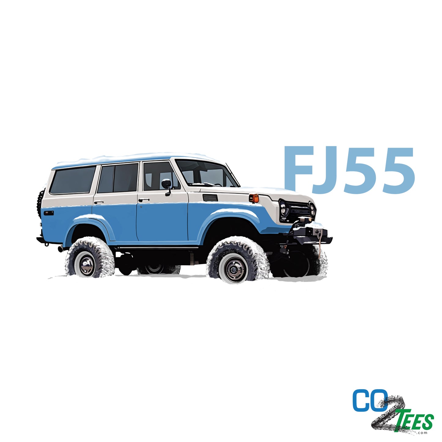 Toyota FJ55 Snow Coffee Mug