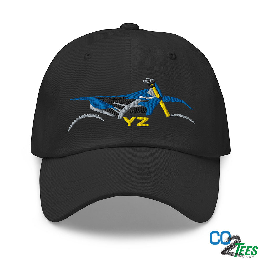 Yamaha YZ Motocross Dirtbike Embroidered Baseball Cap