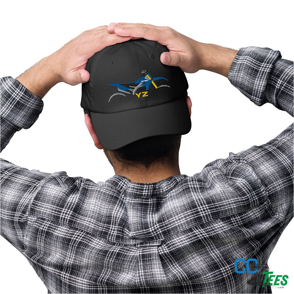 Yamaha YZ Motocross Dirtbike Embroidered Baseball Cap