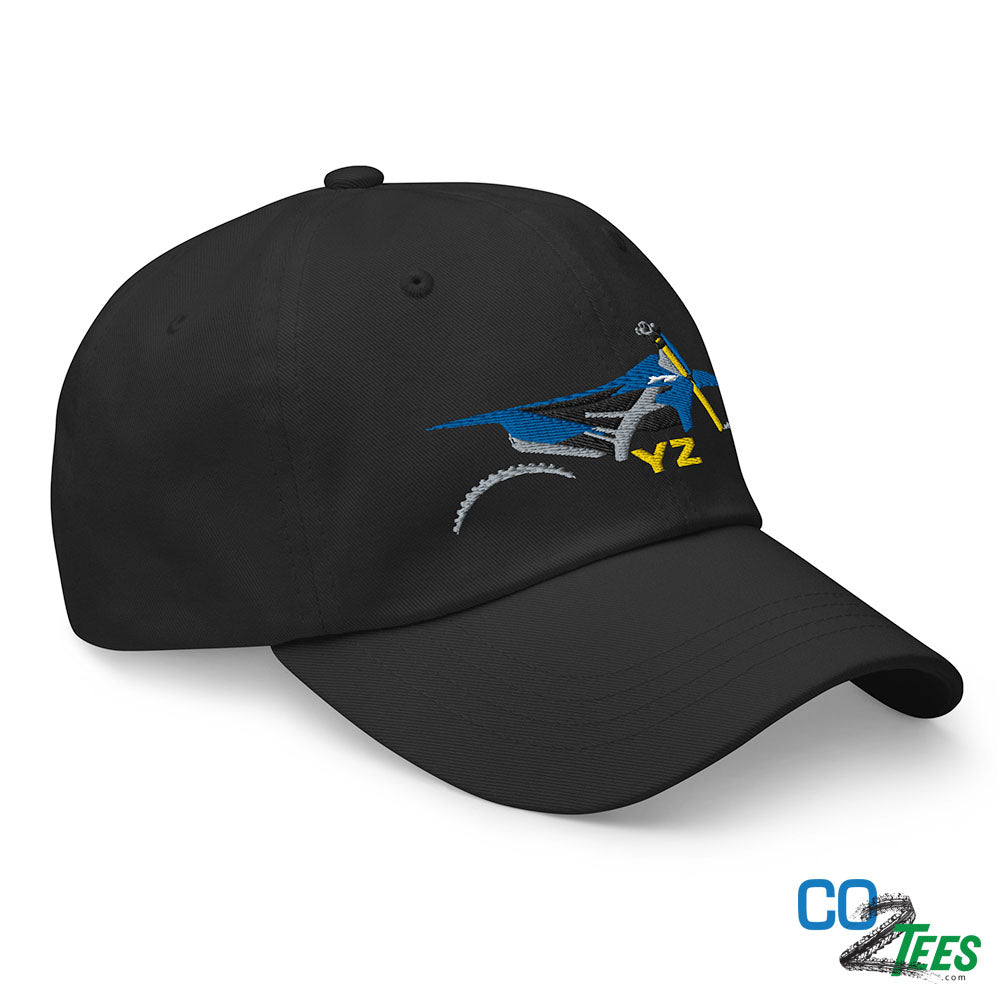 Yamaha YZ Motocross Dirtbike Embroidered Baseball Cap