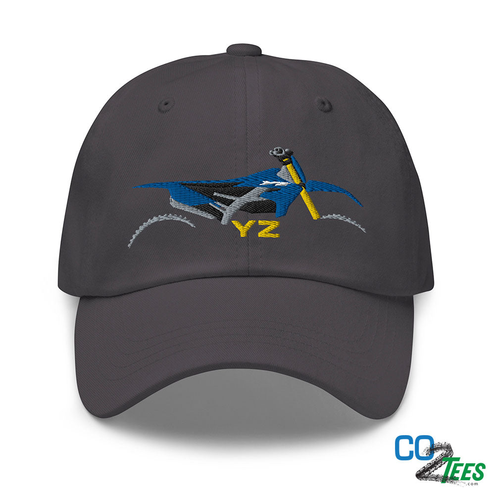 Yamaha YZ Motocross Dirtbike Embroidered Baseball Cap