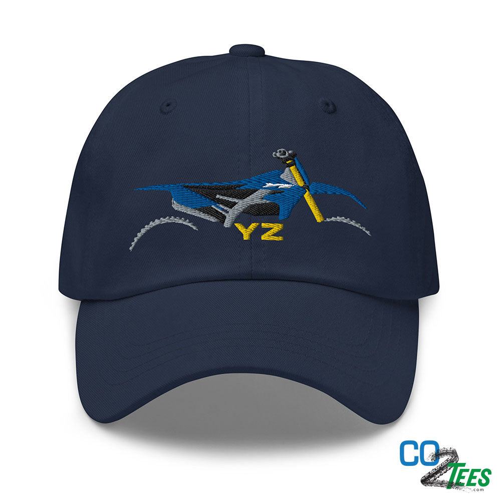 Yamaha YZ Motocross Dirtbike Embroidered Baseball Cap