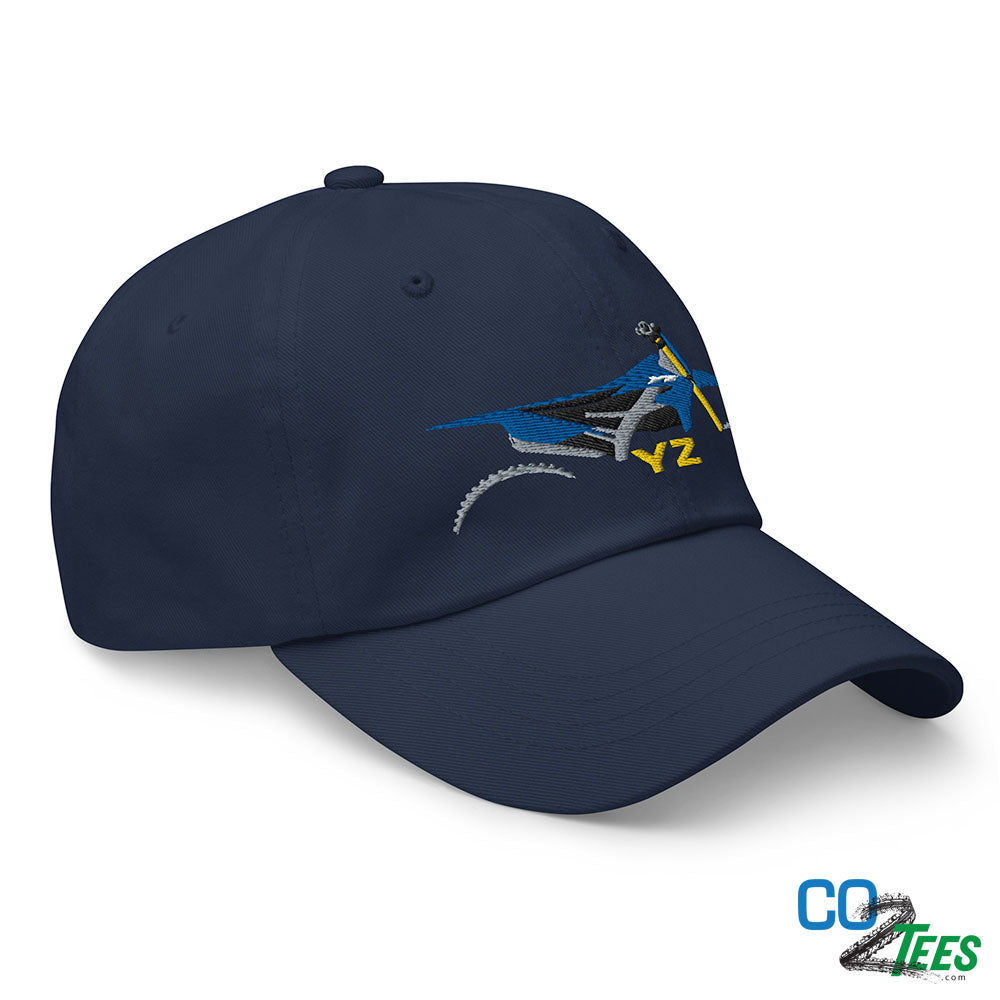 Yamaha YZ Motocross Dirtbike Embroidered Baseball Cap
