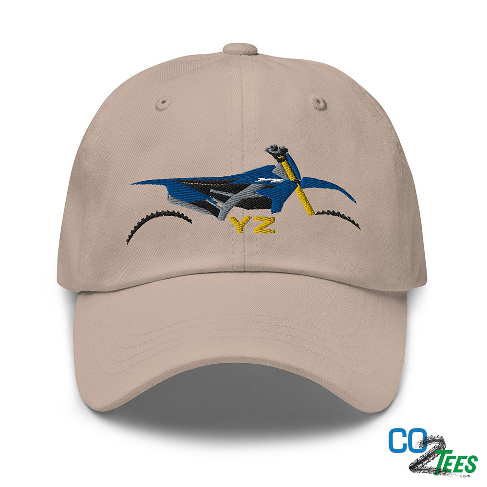 Yamaha YZ Motocross Dirtbike Embroidered Baseball Cap