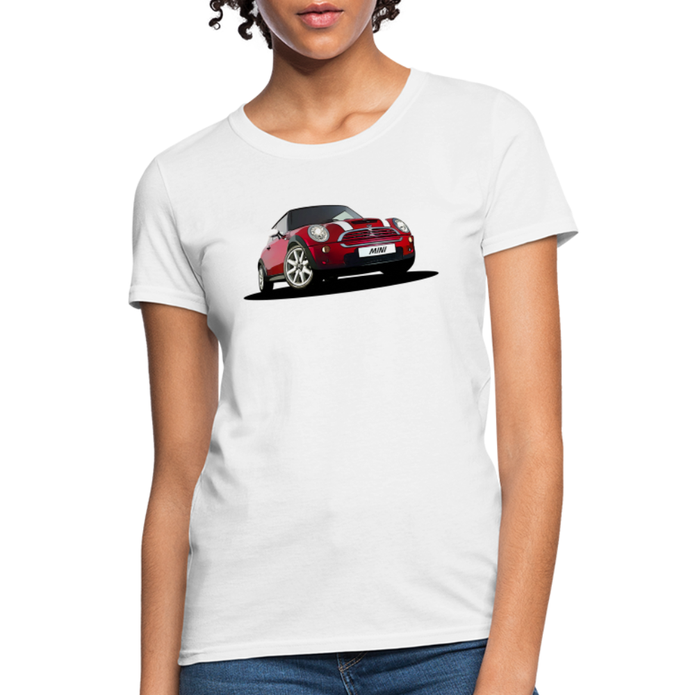 Women's 2020 Red Mini T-Shirt - white