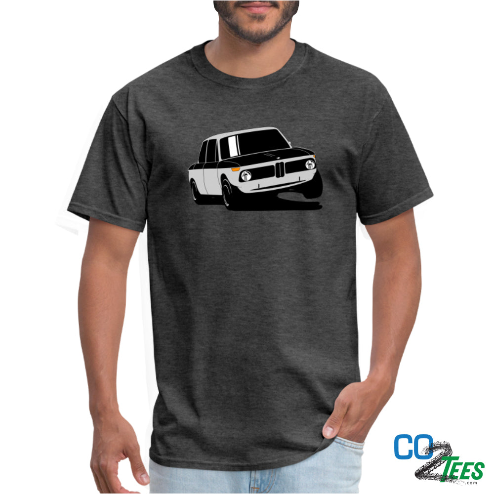 BMW 2002 Racing Heather Black T-Shirt CO2 Tees