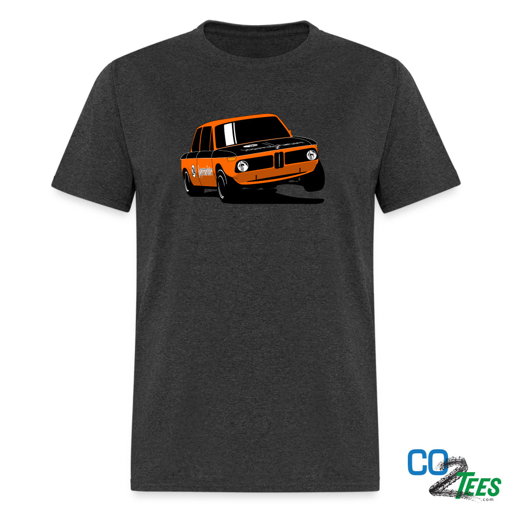 BMW 2002 Racing Jagermiester Heather Black T-Shirt CO2 Tees