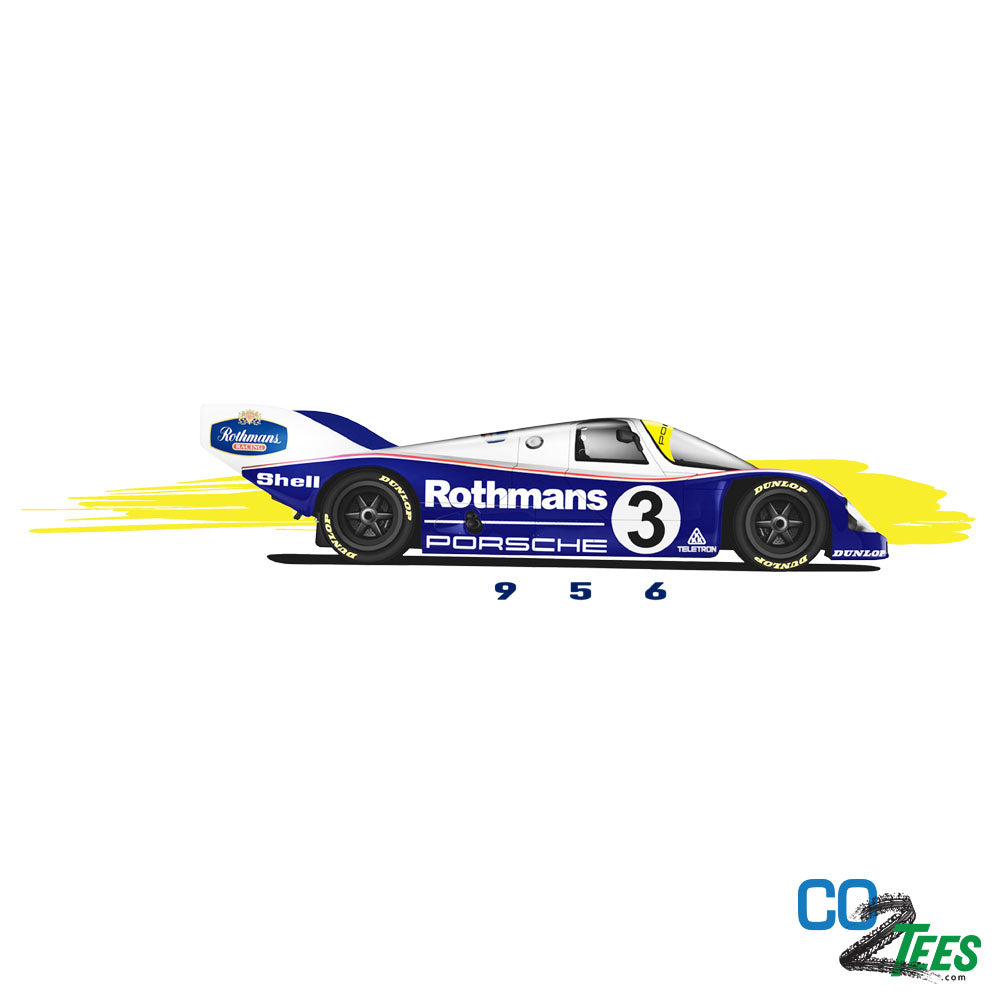 Rothmans Porsche 956 No. 3 Unisex Classic T-Shirt
