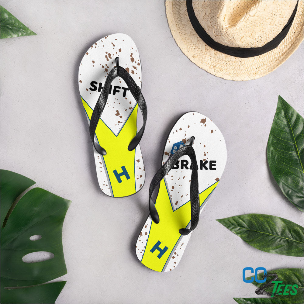 White Flip-Flops