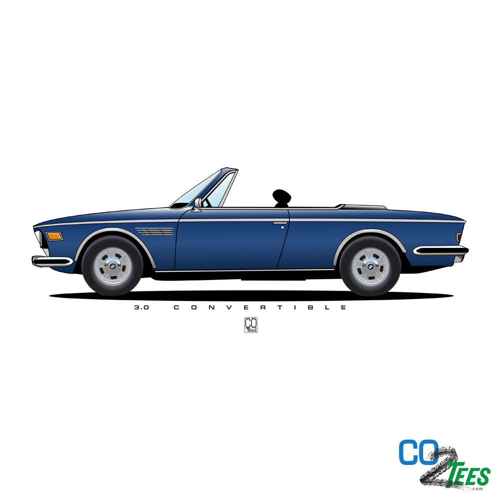 BMW 3.0 Atlantic Blue Convertible