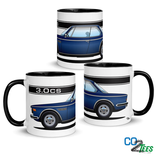 BMW 3.0 Atlantic Blue Coupe Coffee Mug