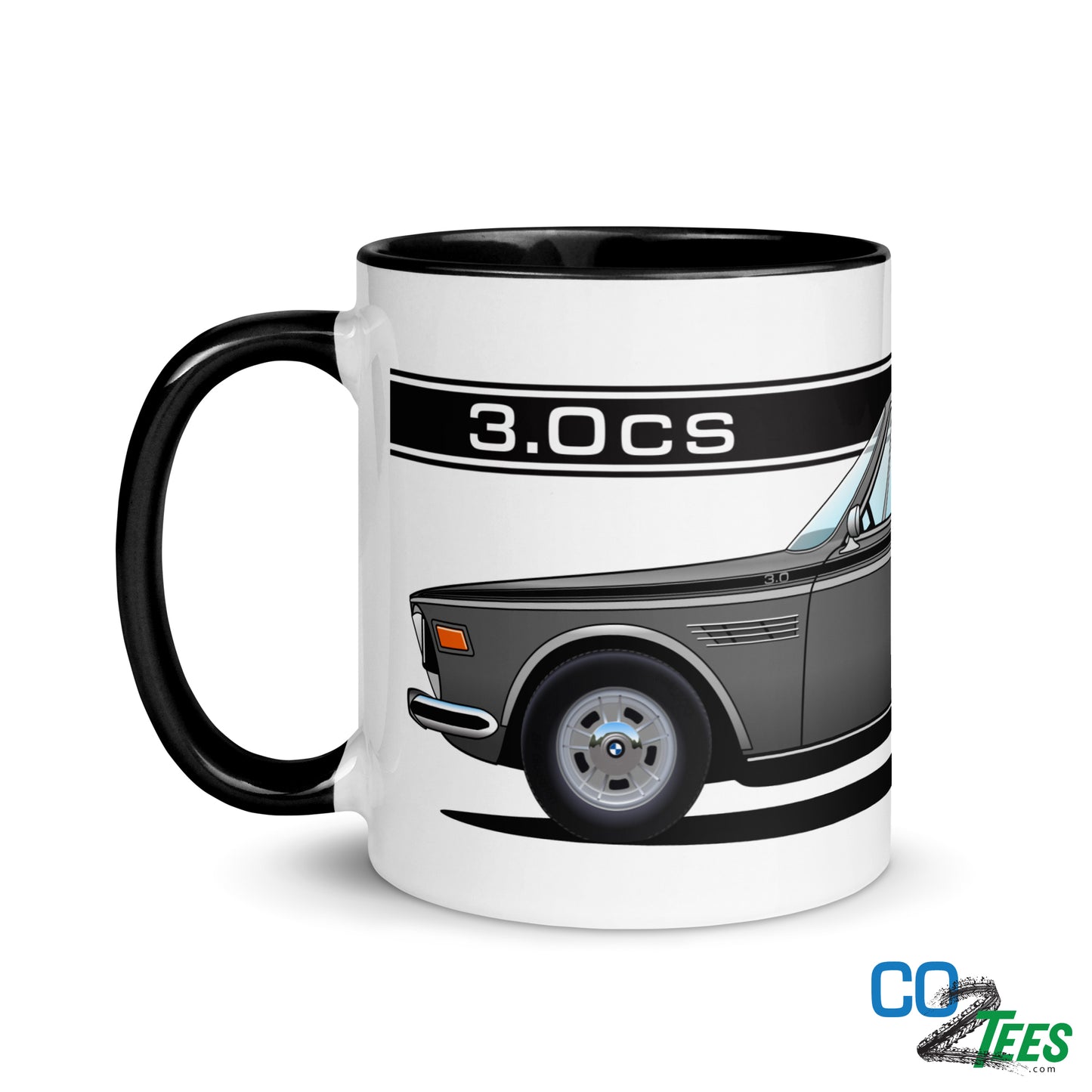 BMW 3.0 Gun Metal Grey Coupe Coffee Mug