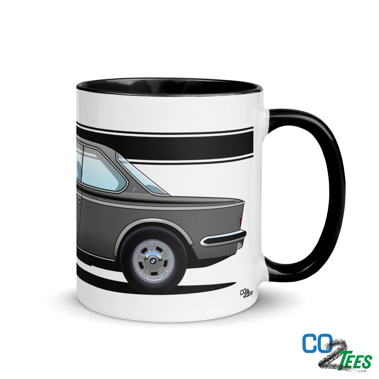 BMW 3.0 Gun Metal Grey Coupe Coffee Mug