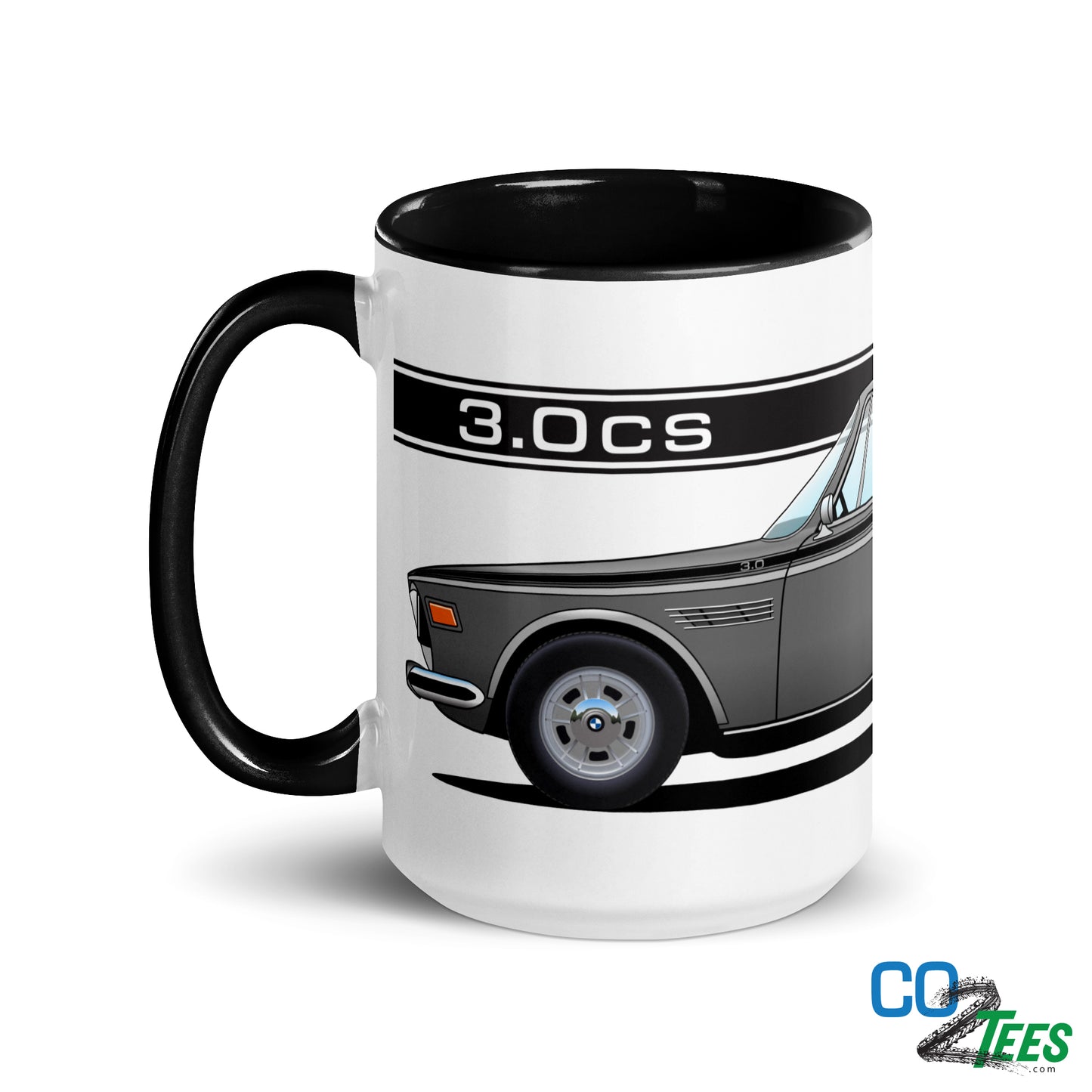 BMW 3.0 Gun Metal Grey Coupe Coffee Mug