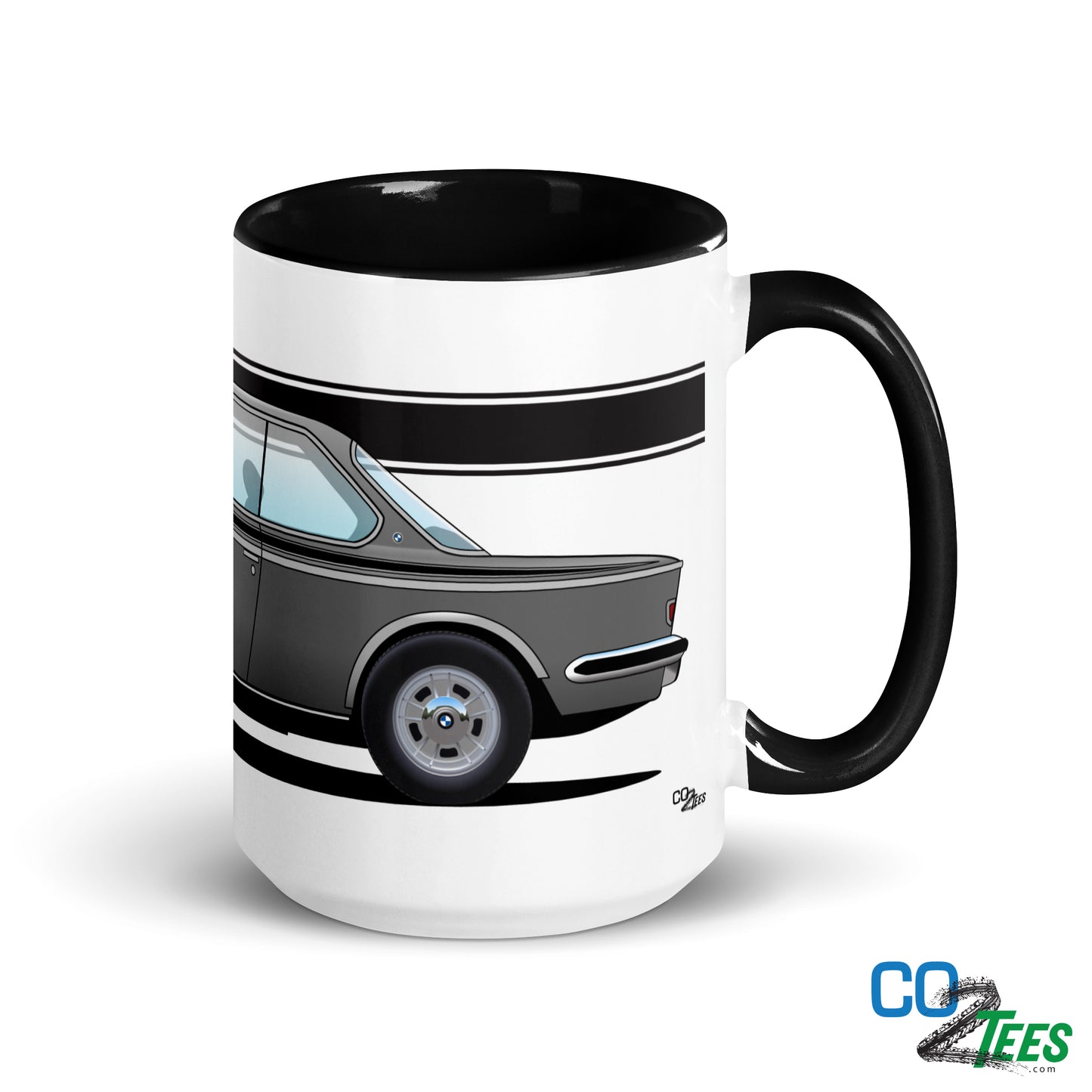 BMW 3.0 Gun Metal Grey Coupe Coffee Mug