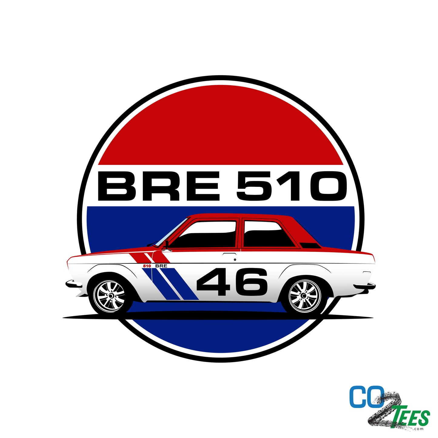 Datsun 510 BRE Circle T-shirt