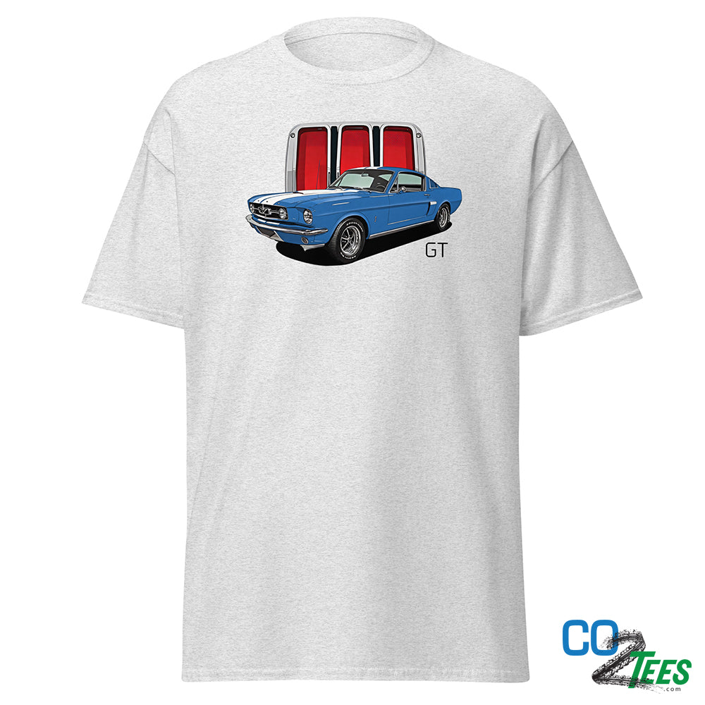 Ford Mustang GT Blue Fastback T-shirt