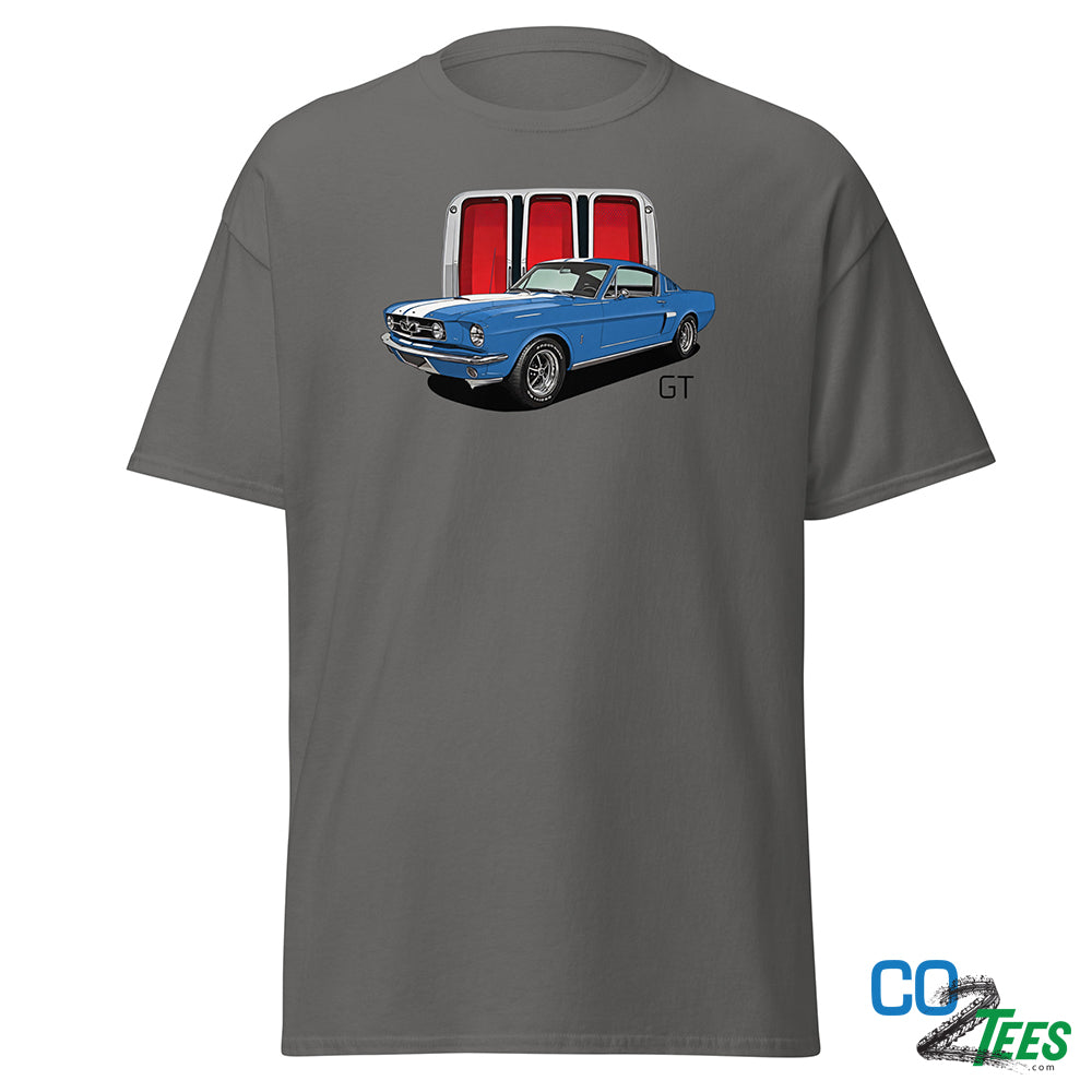 Ford Mustang GT Blue Fastback T-shirt