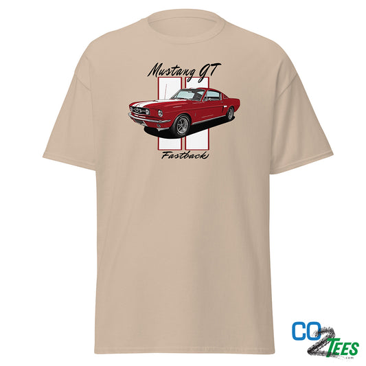 Ford Mustang GT Red Fastback T-shirt