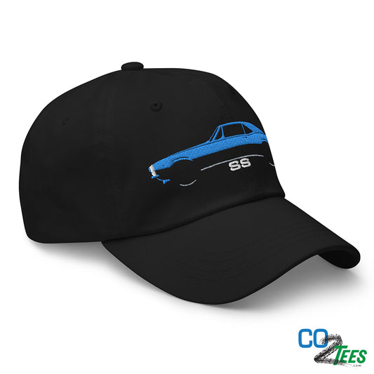 60's Chevy Camaro SS Embroidered Black Cap