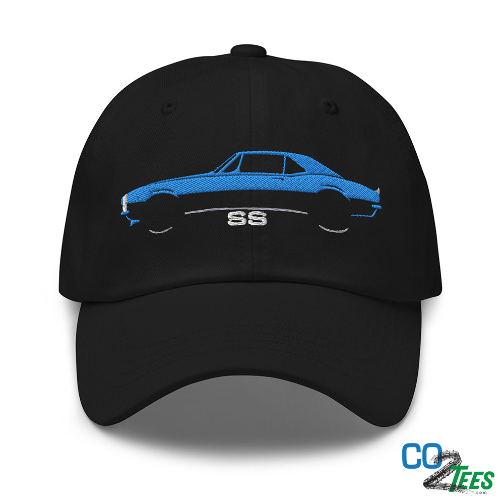 60's Chevy Camaro SS Embroidered Black Cap