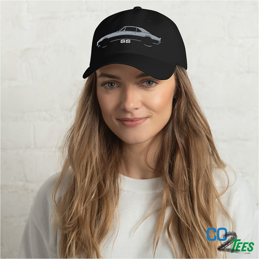 60's Chevy Camaro SS Embroidered Black Cap