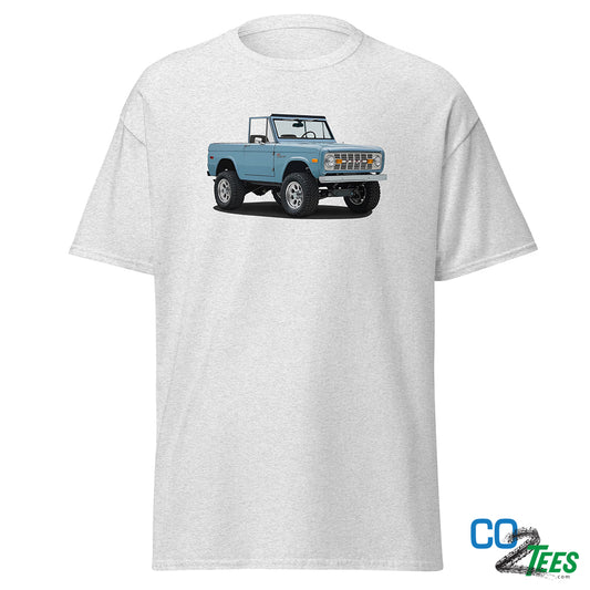 75 Ford Bronco Blue T-shirt