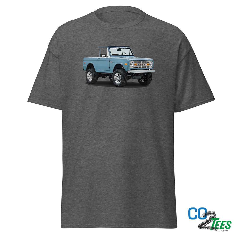 75 Ford Bronco Blue T-shirt