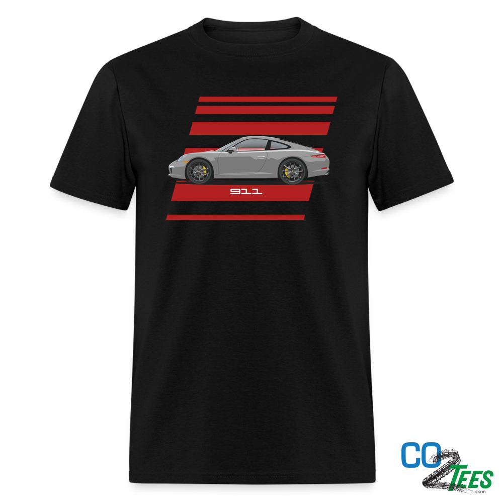 Porsche 911 Grey 991 Carrera Mens T-Shirt