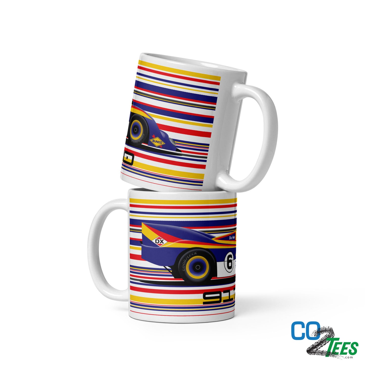 Porsche 917/30 White Glossy Mug