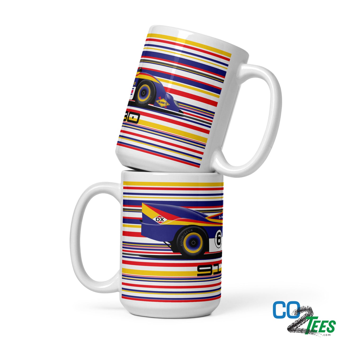 Porsche 917/30 White Glossy Mug