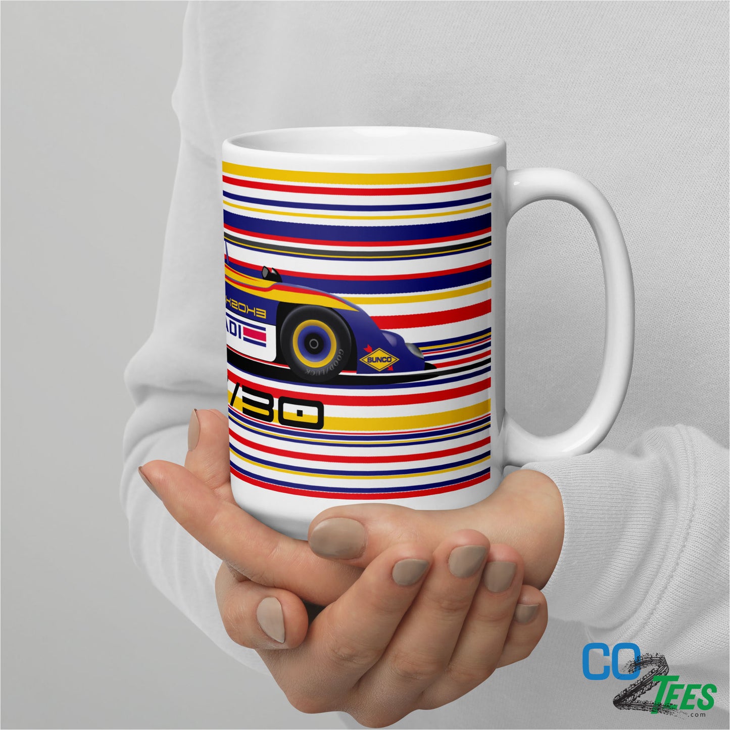 Porsche 917/30 White Glossy Mug