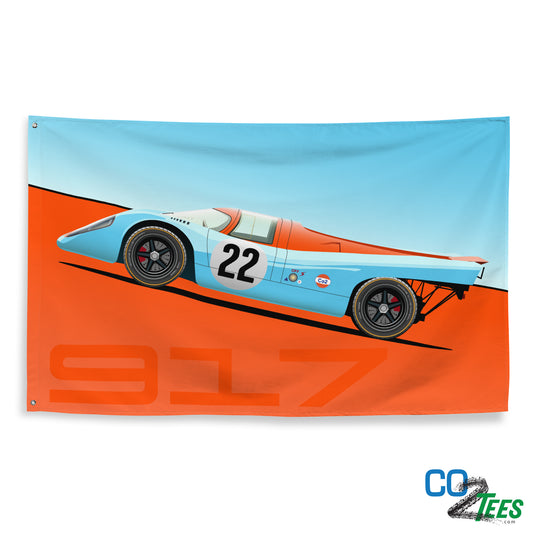 Porsche 917 Le Mans Racing Flag