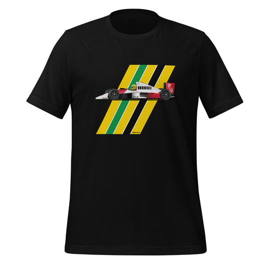 Ayrton Senna Brazilian F1 Racing Champion MP4 Classic T-shirt