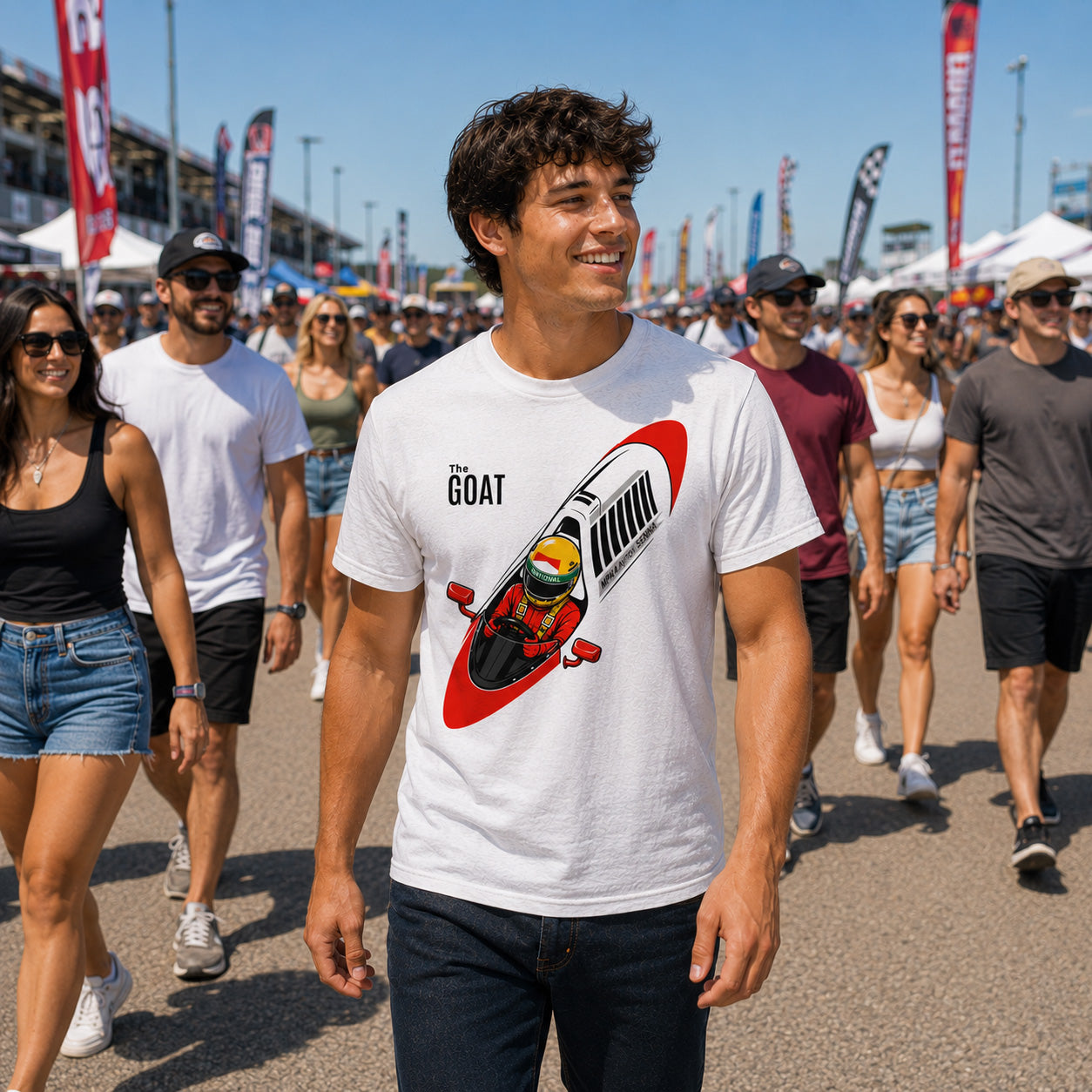 Aryton Senna The GOAT T-shirt