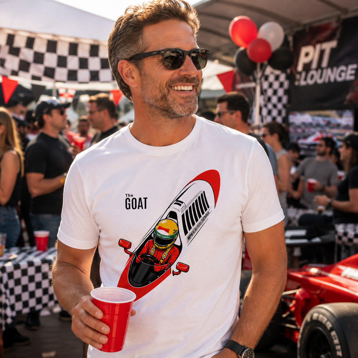 Aryton Senna The GOAT T-shirt