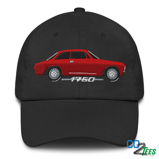 Alfa Romeo 1750 Red GTV Embroidered Baseball Cap