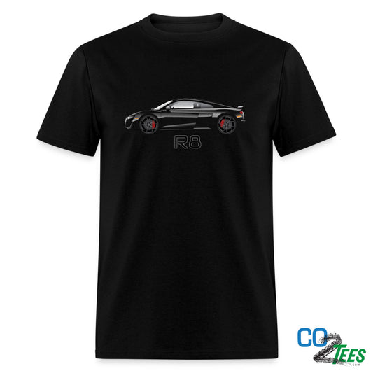 Audi R8 Black on Black Classic T-Shirt