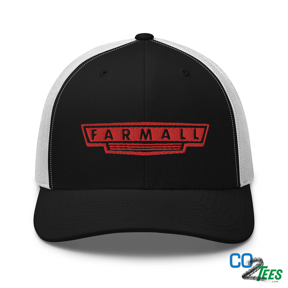 Farmall Trucker Cap with Red or White Embroidery