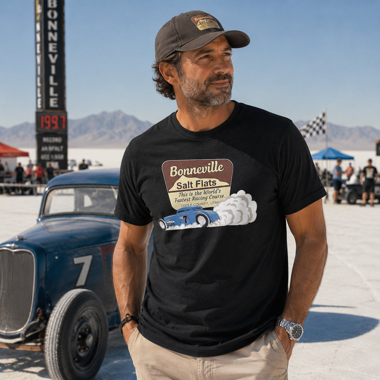Bonneville Salt Flat Racing T-shirt