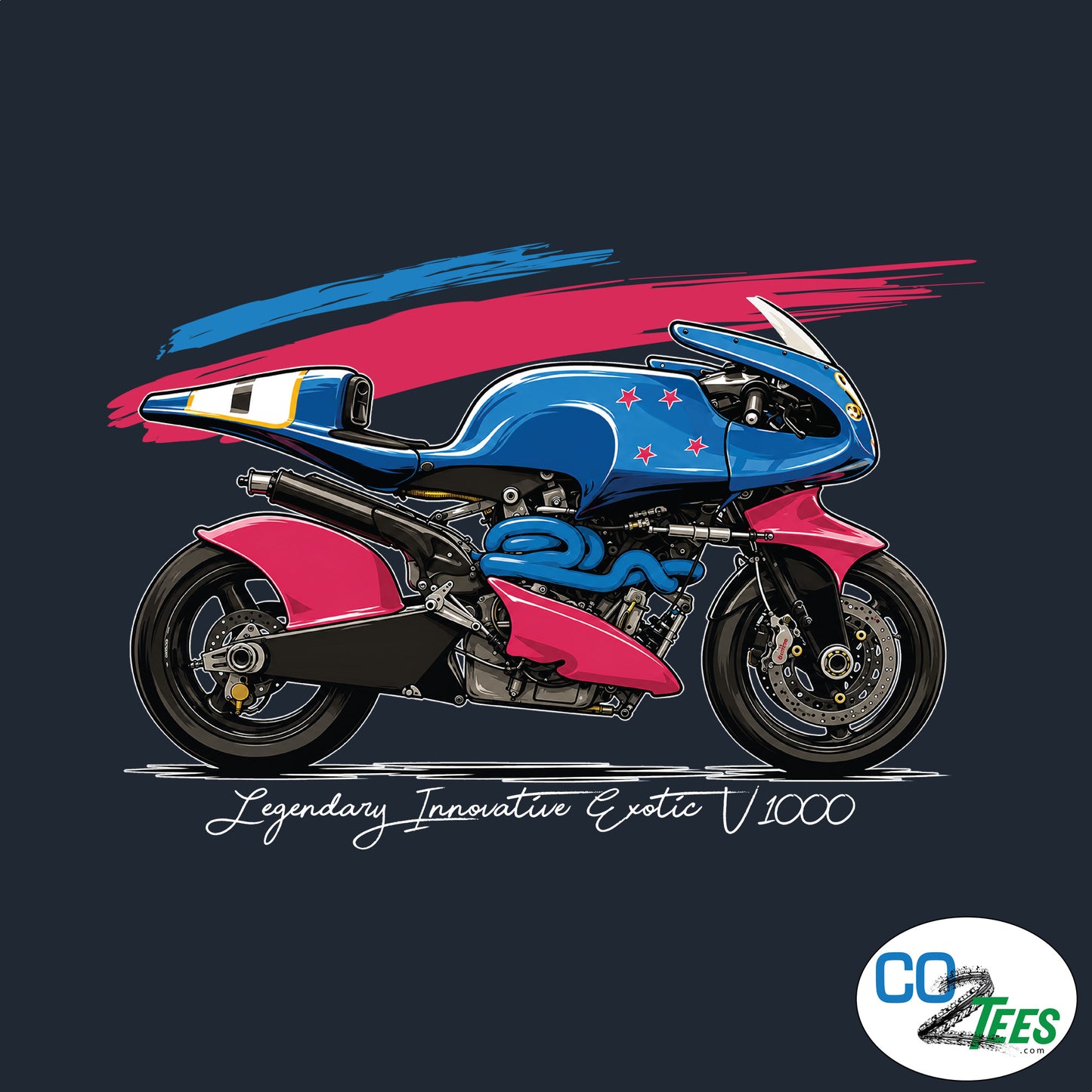 Britten GP Race Bike Legendary T-shirt