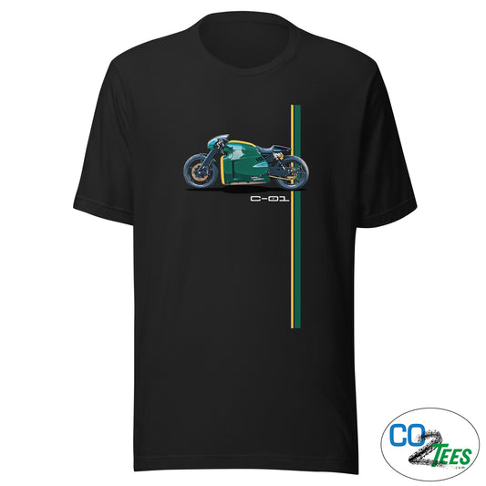 Lotus C-01 Cafe Racer Motorcycle T-shirt