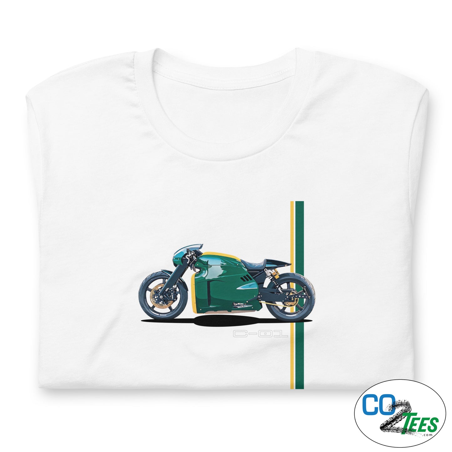 Lotus C-01 Cafe Racer Motorcycle T-shirt