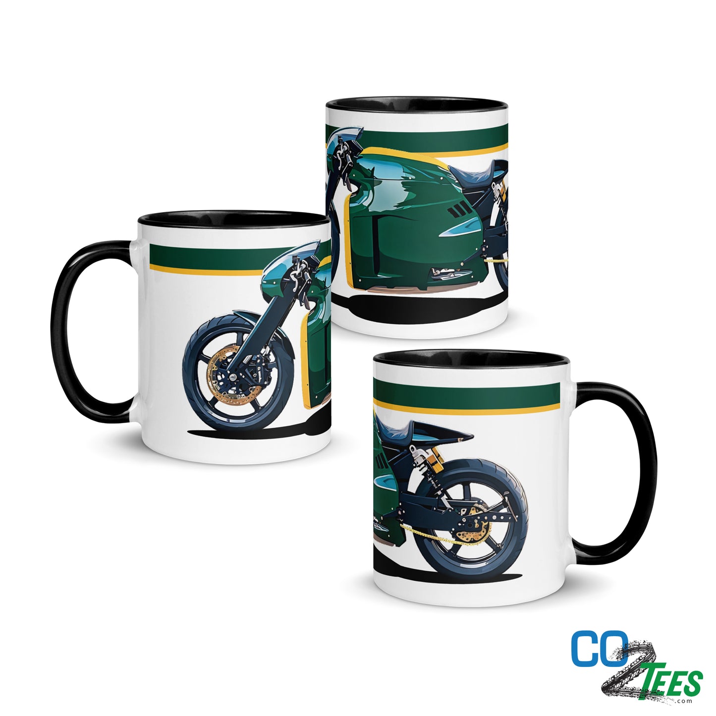 Lotus C-01 Modern Cafe Racer Coffee Mug