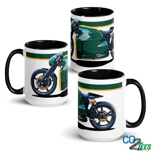Lotus C-01 Modern Cafe Racer Coffee Mug