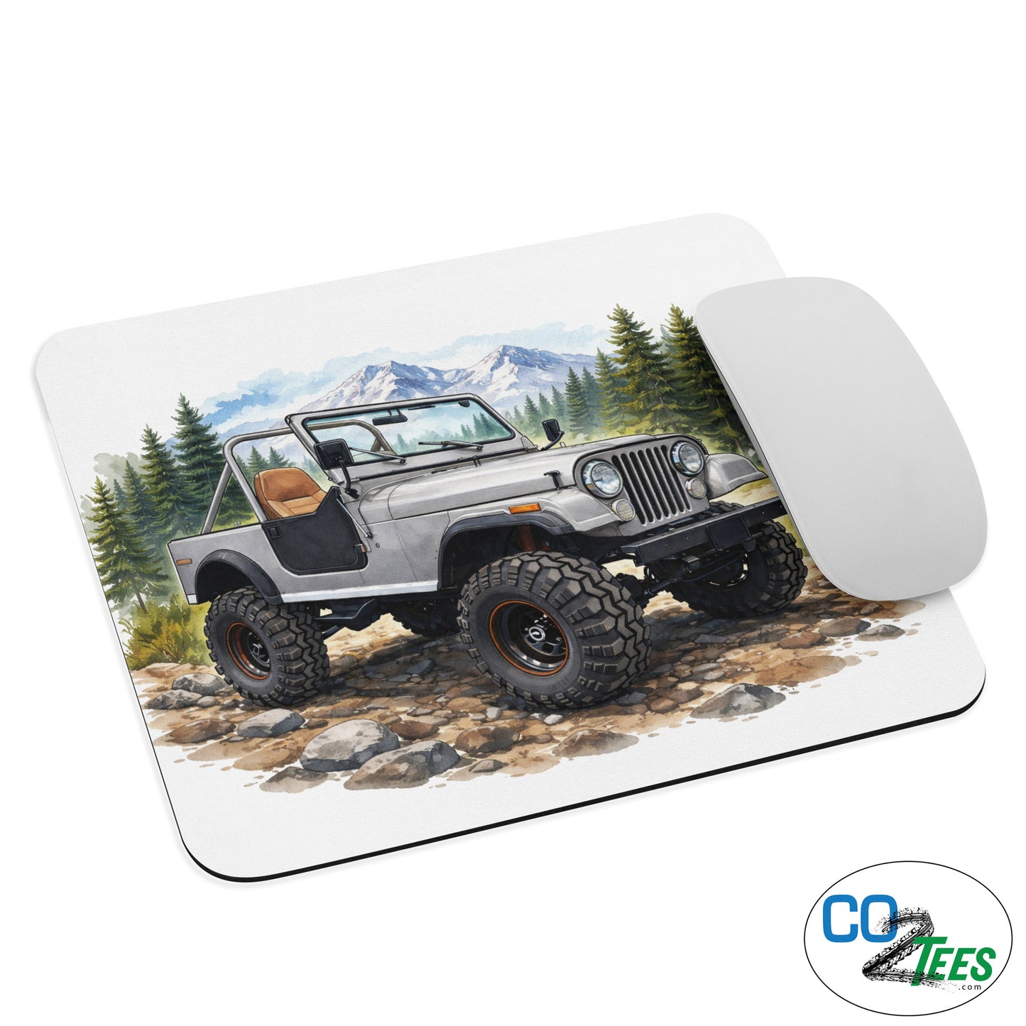Back Counrty CJ-7 Jeep Mouse Pad