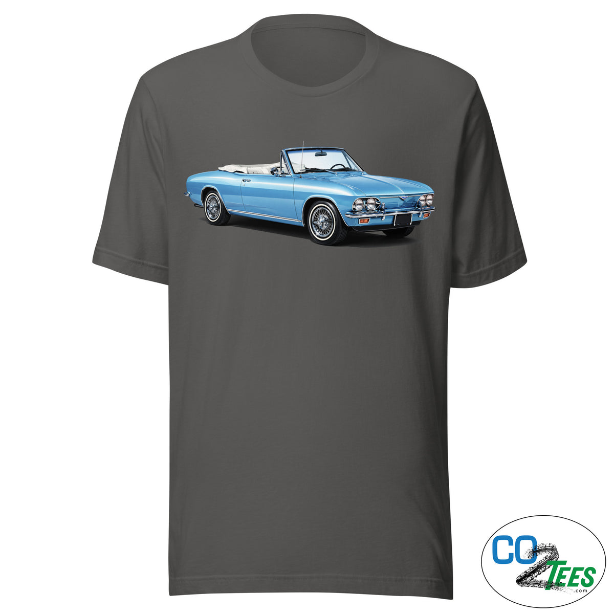 66 Chevy Corvair Convertible t-shirt