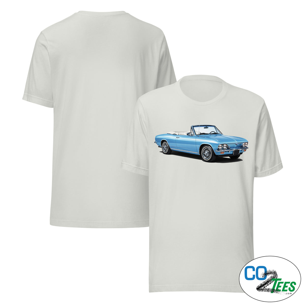 66 Chevy Corvair Convertible t-shirt