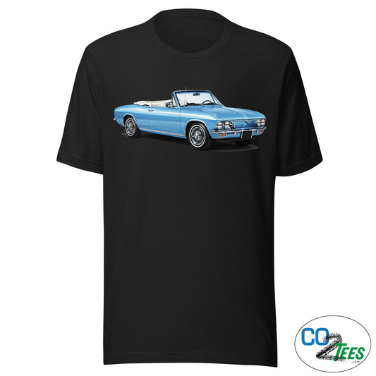 66 Chevy Corvair Convertible t-shirt